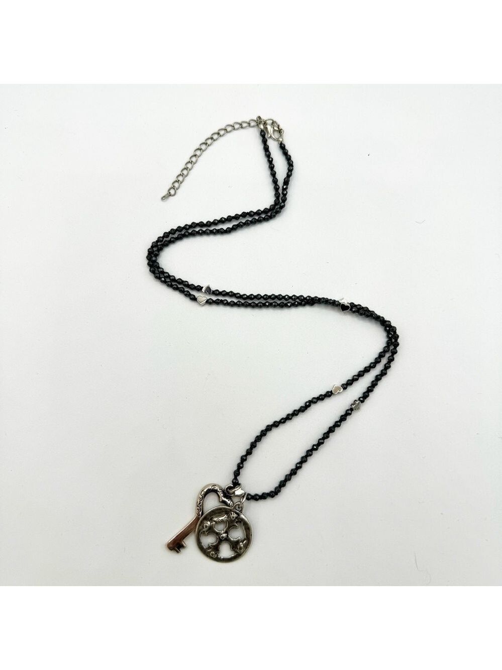 Sterling silver key pendant